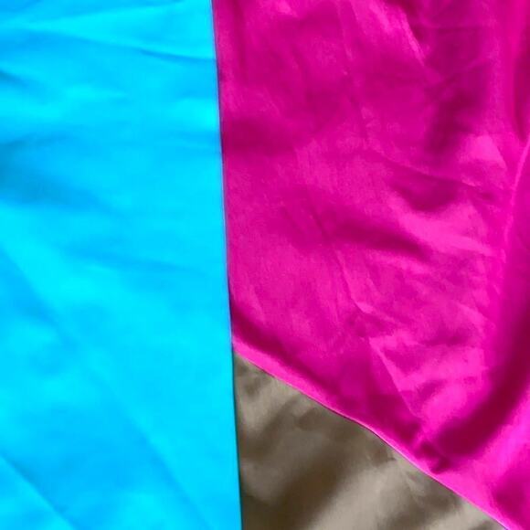 Lush? Maxi Spaghetti Strap Color Block Dress XS - Picture 10 of 16